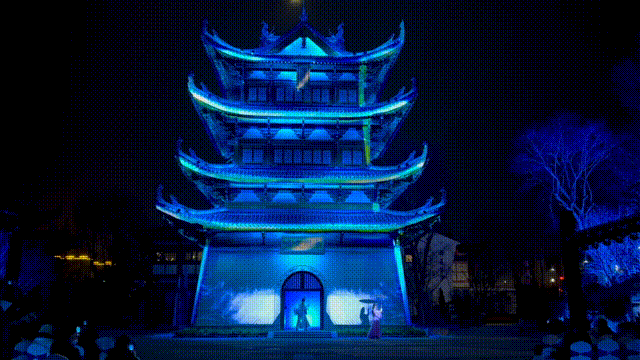 元宵丨玉兔张灯结彩时 葭沚老街妙游夜