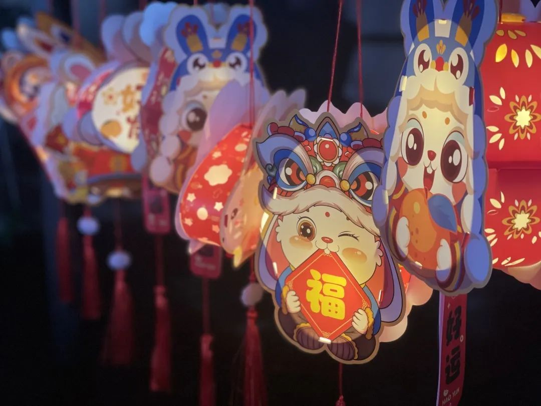 元宵丨玉兔张灯结彩时 葭沚老街妙游夜