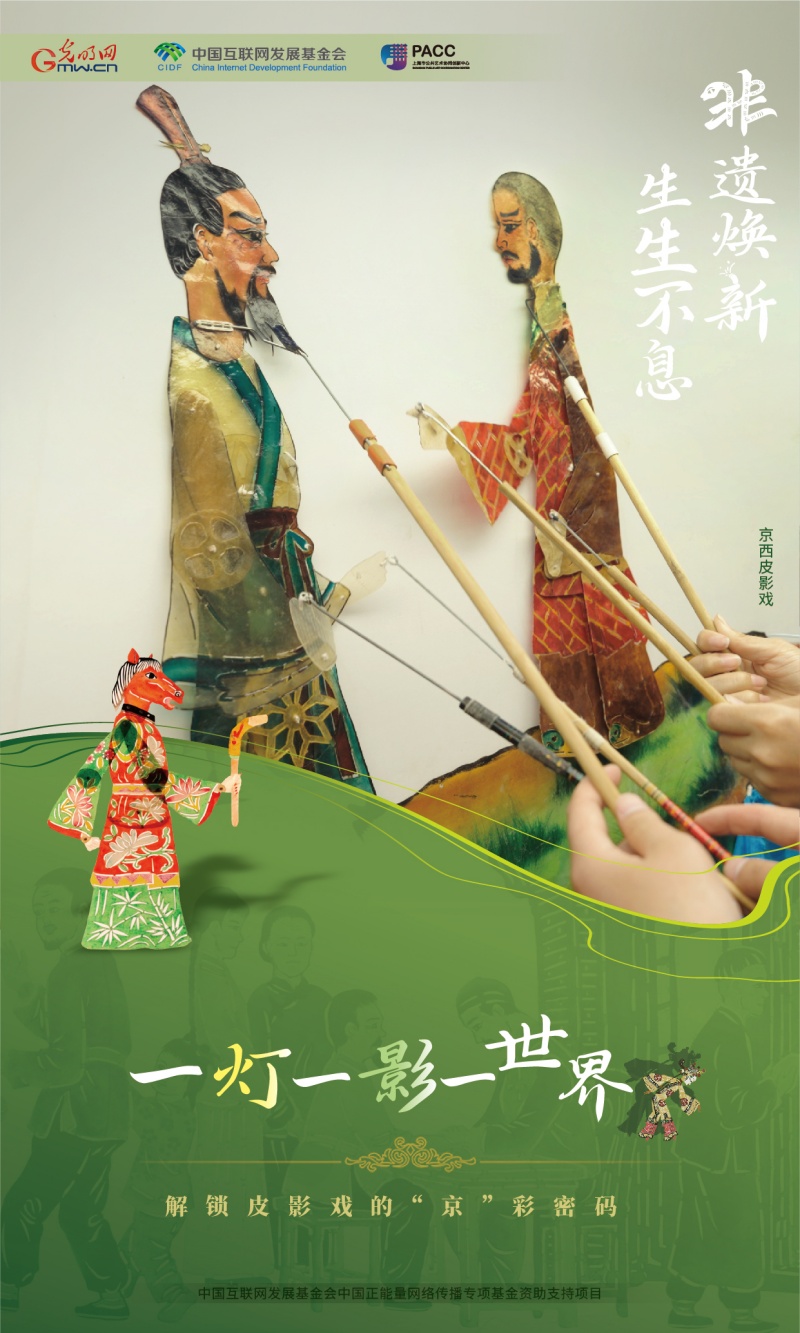 非遗焕新 生生不息丨一灯一影一世界 解锁皮影戏的“京”彩密码